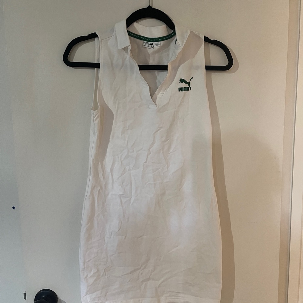 Puma White Sleeveless golf Dress